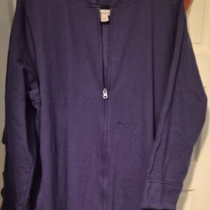 Purple Zip-Up Robe